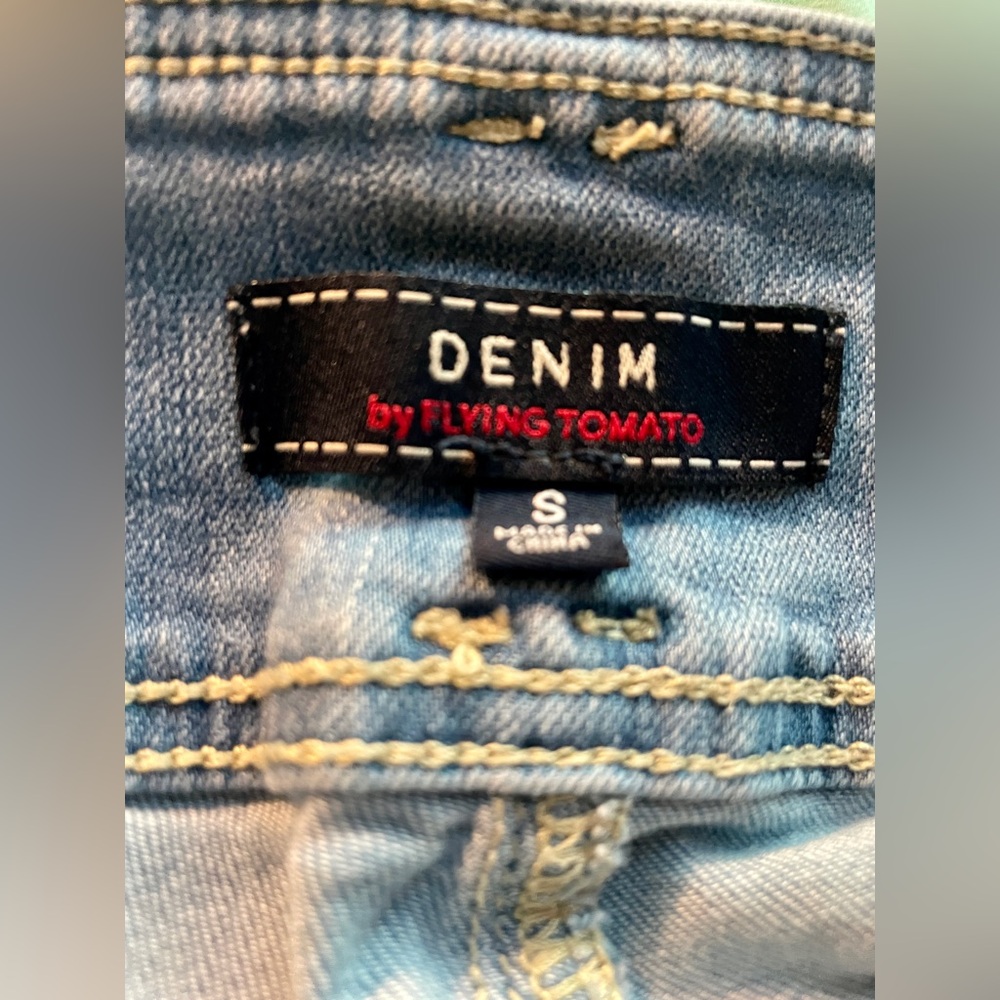 Flying Tomato Light Blue Flare Jeans - Picture 4 of 7